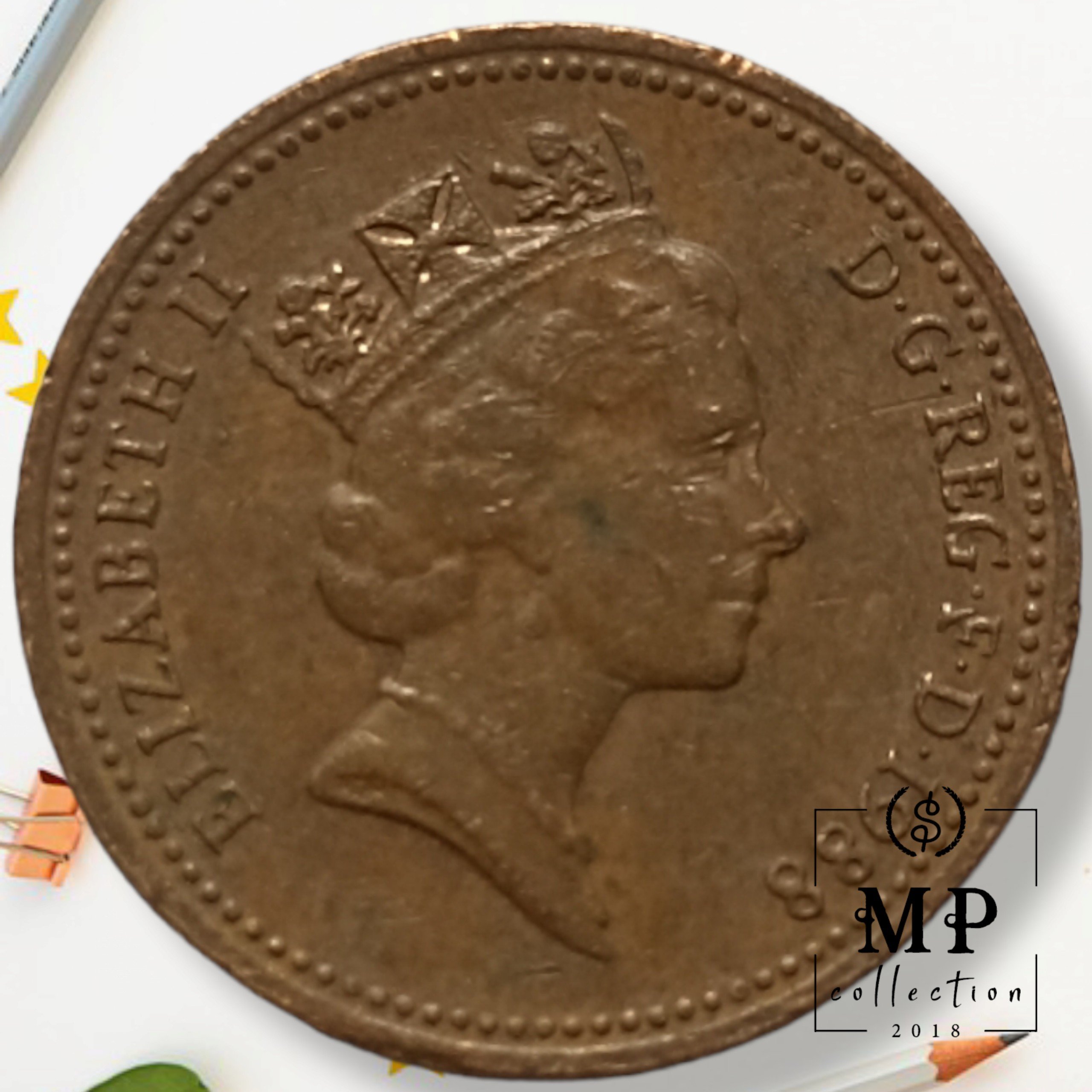 Đồng xu United Kingdom 1 New Penny 1985-1992