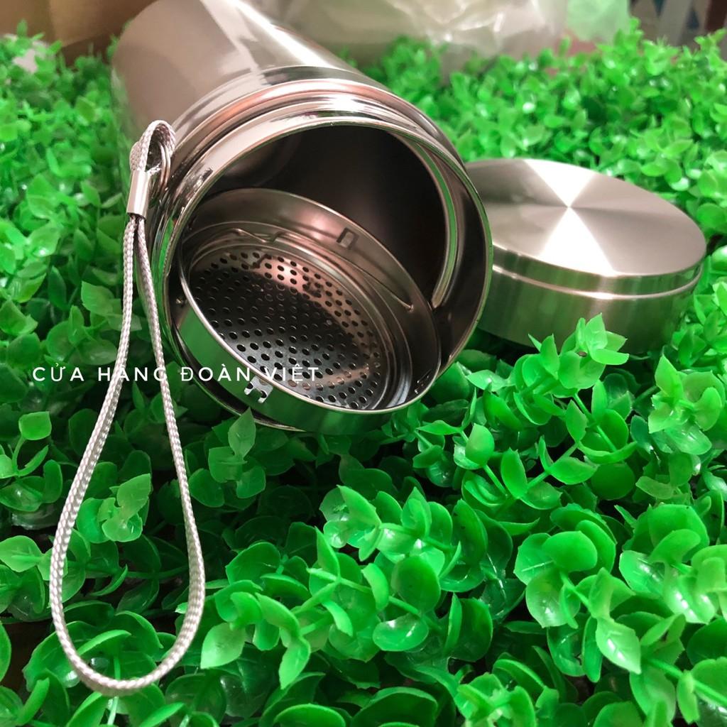 Ca Giữ Nhiệt Inox Cao Cấp 800ml - Có Dây Treo