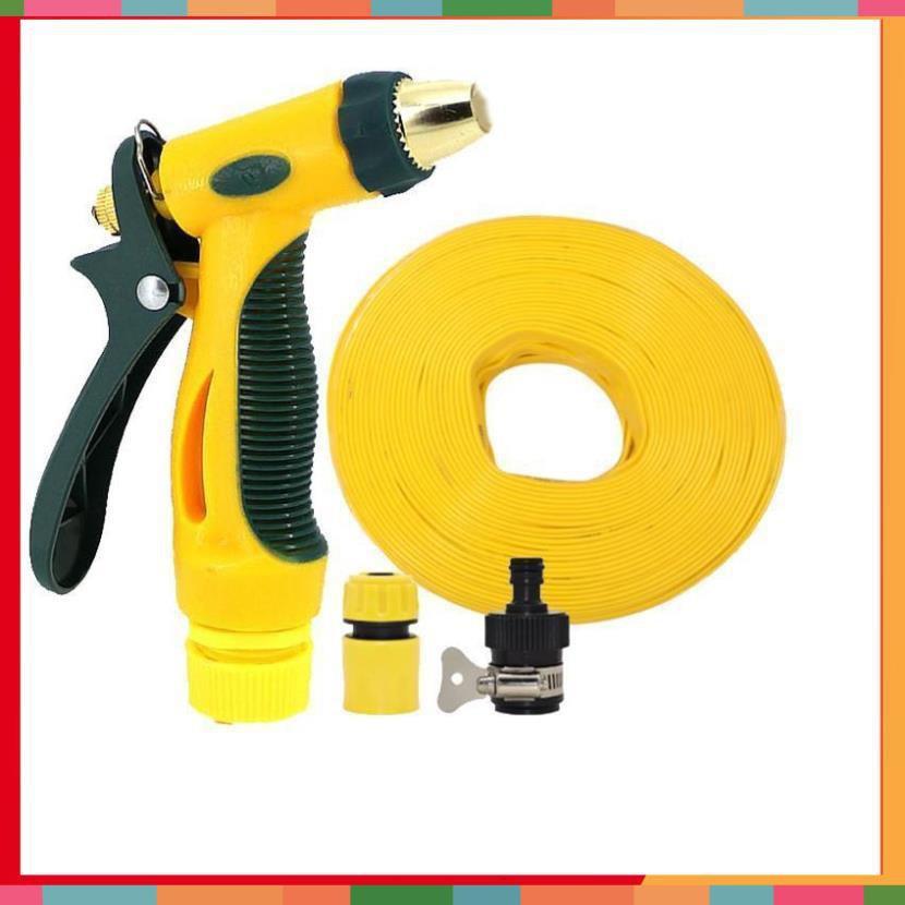 Bộ dây vòi xịt nước rửa xe,tưới cây tăng áp 3 lần 3-5m 206317