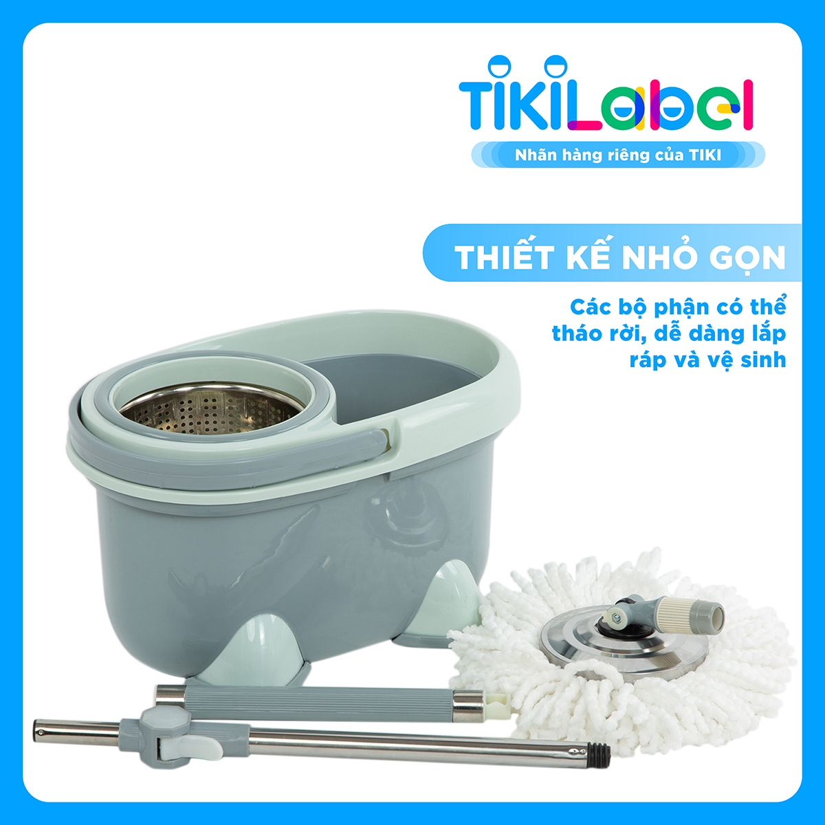 Bộ lau nhà TIKILabel Innovative Mop Set