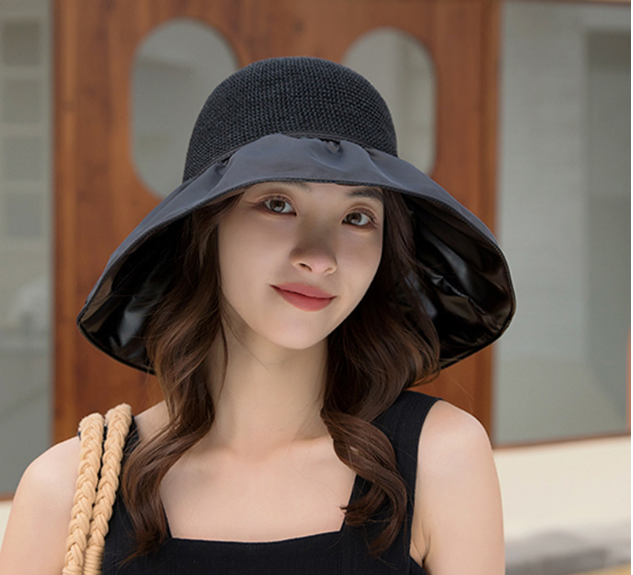 Mũ rộng vành chống nắng chống tia UV phong cách Hàn, nón nữ chống nắng mẫu mới