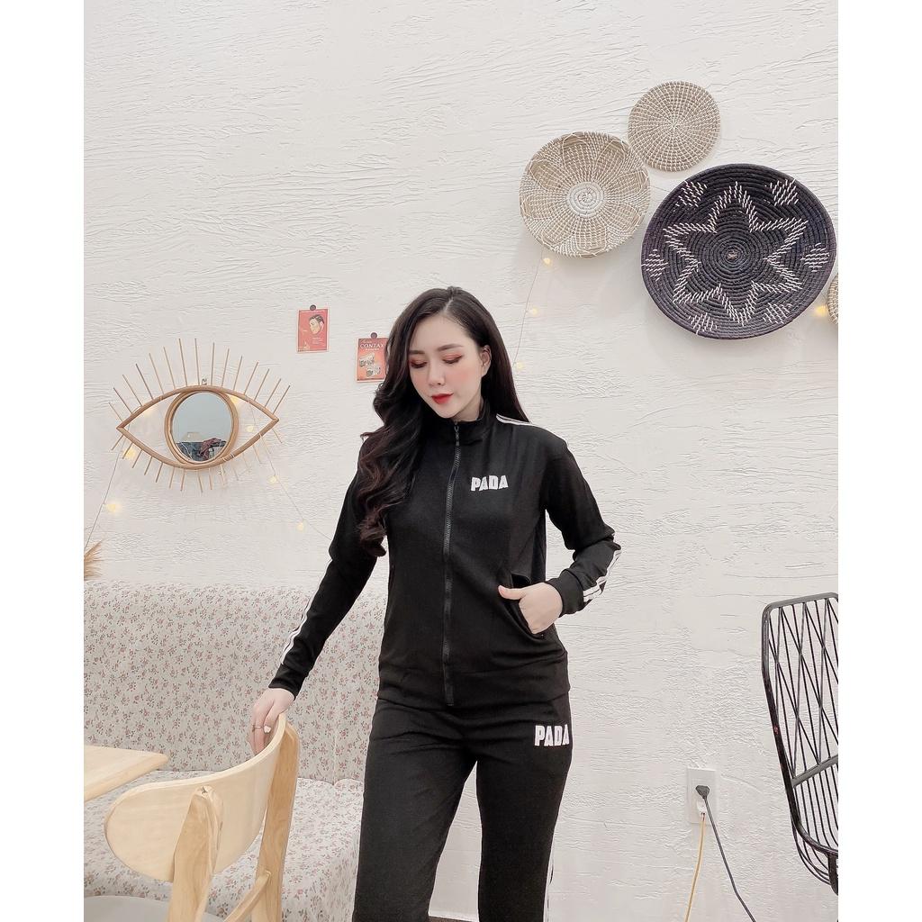 Set đồ bộ nữ bigsize quần dài tay dài cotton co giãn Đồ bộ nữ đồ mặc nhà cá tính đẹp thể thao mã JAN