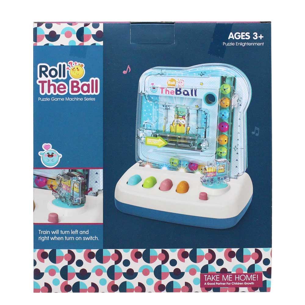 Đồ chơi Roll the ball- Đồ chơi thả bóng puzzle có nhạc đèn rèn luyện khả năng khéo léo