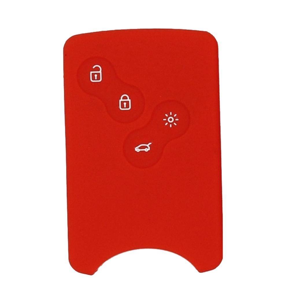 Key Fob 4 Buttons Silicone Protector Cover Case For