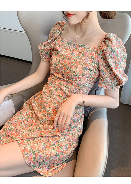 Đầm Hoa Vạt Xéo Thời Trang