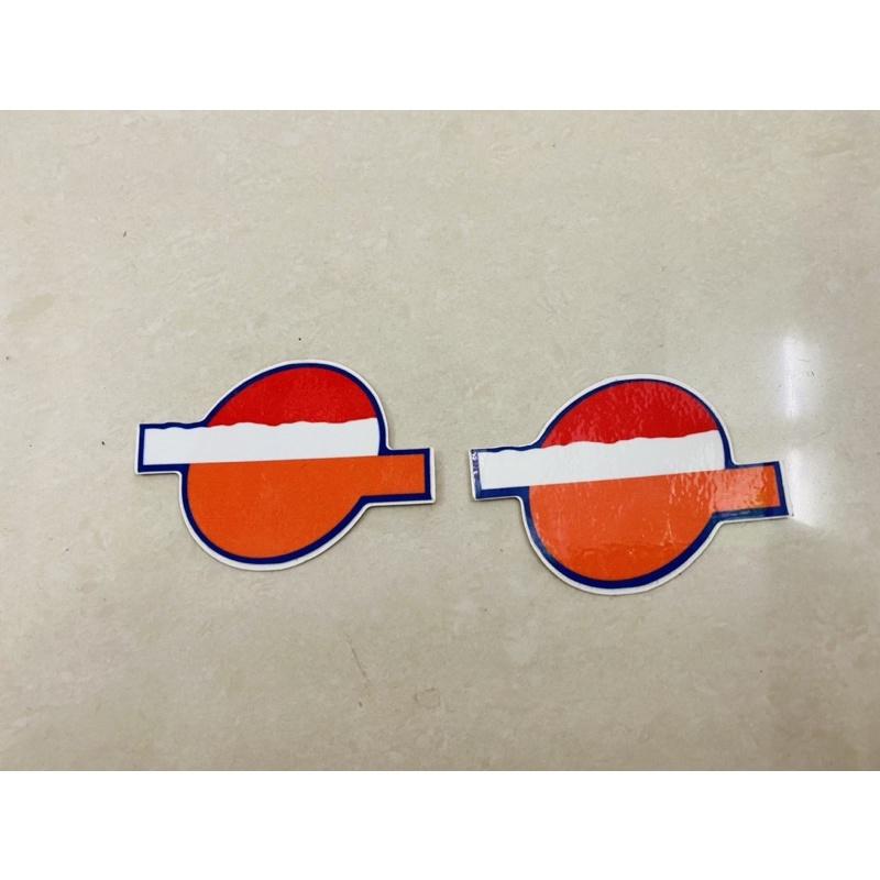 1 cặp Tem logo decal giấy