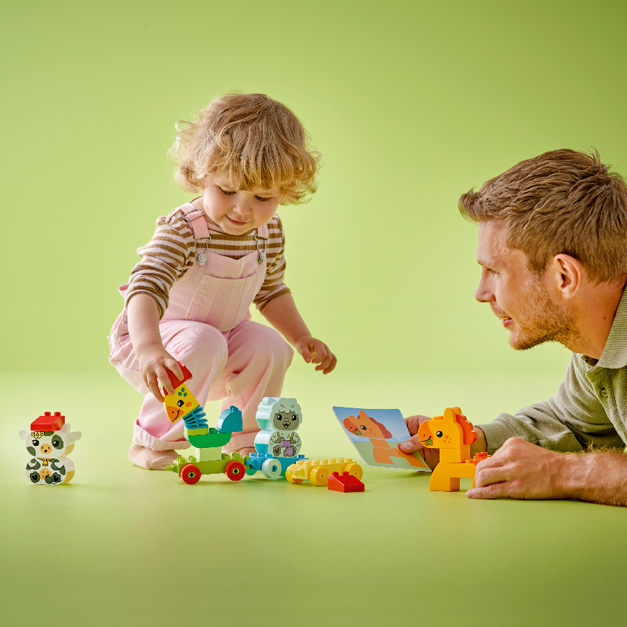 Đồ Chơi Lắp Ráp Tàu Lửa Động Vật LEGO DUPLO 10412 (19 chi tiết)