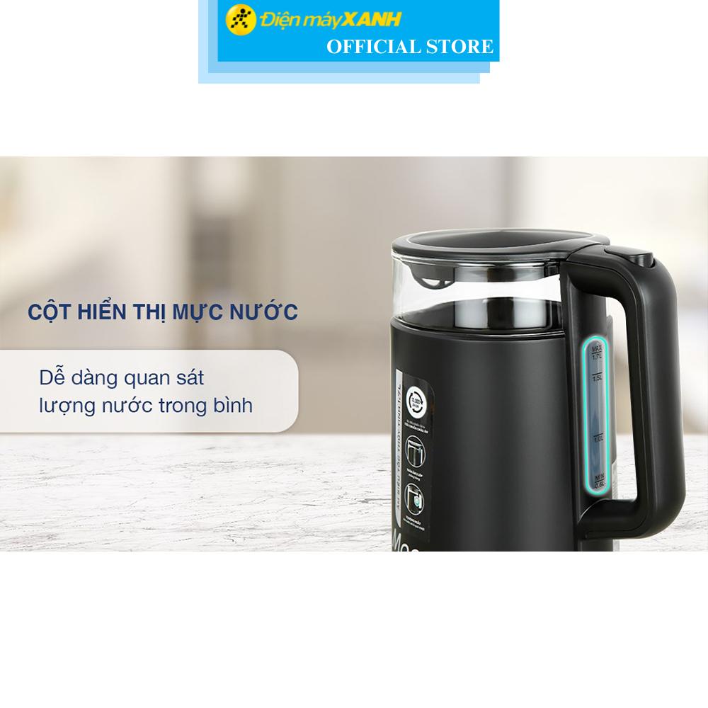 Bình đun siêu tốc Sunhouse Mama 1.7 lít SHD1330 - Hàng Chính Hãng