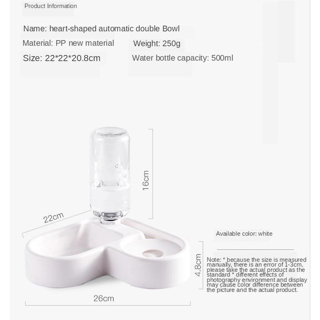 Automatic and Feeder Bowl Double Water Dispenser
