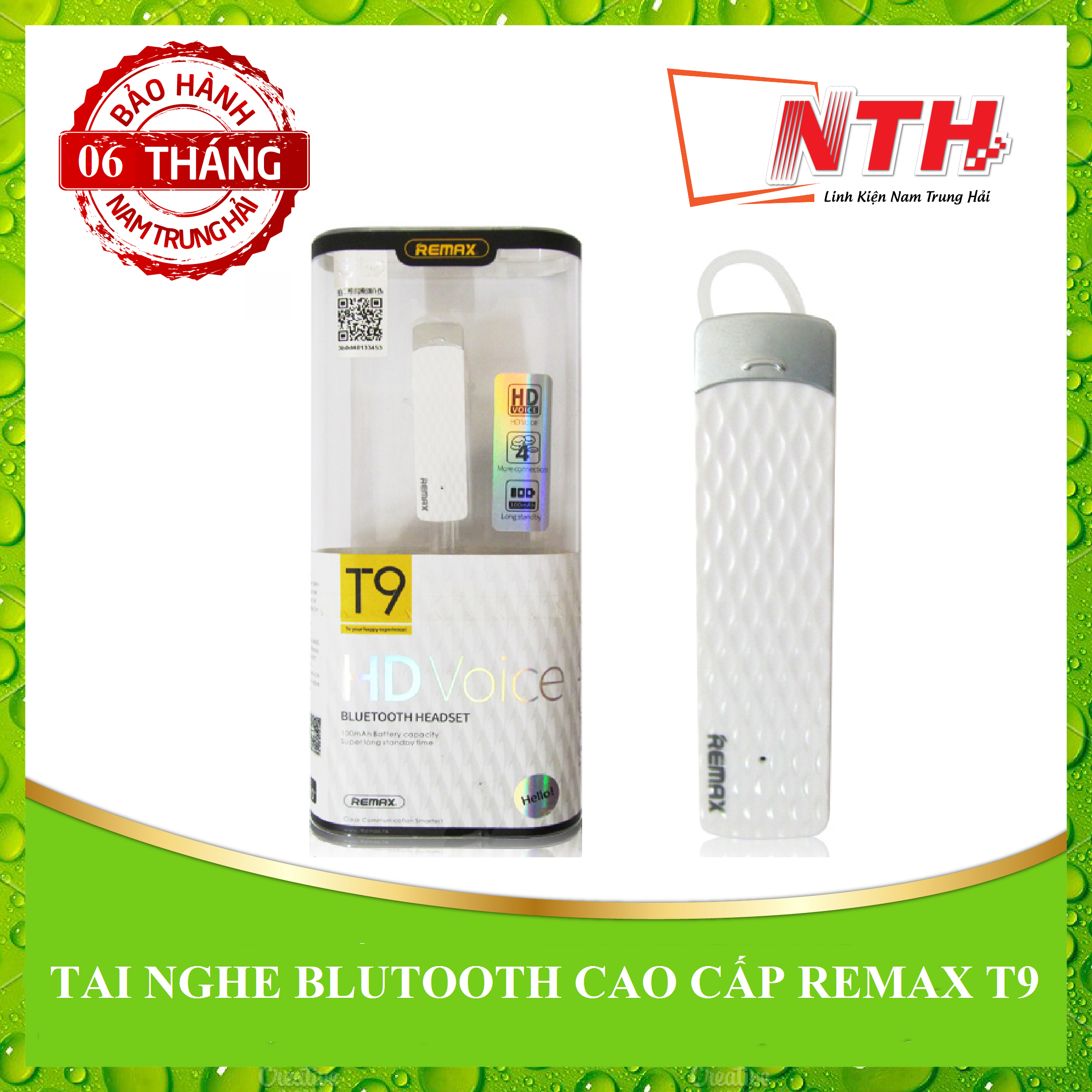 Tai nghe bluetooth Remax RB-T9 - Hàng chính hãng