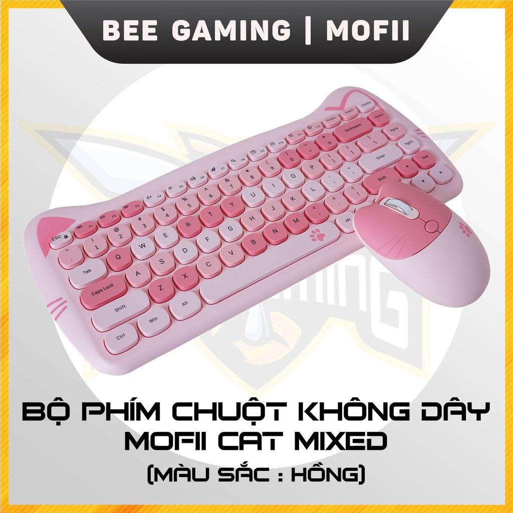 Bộ bàn phím và chuột không dây chính hãng MOFII - Cat Mixed