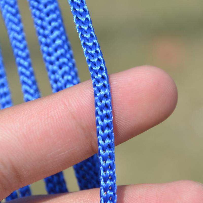 Ngoài Trời 9-Bằng Nylon Dây Võng Trong Nhà Lưới Võng Di Động Đơn Giản Võng Ghế Xoay