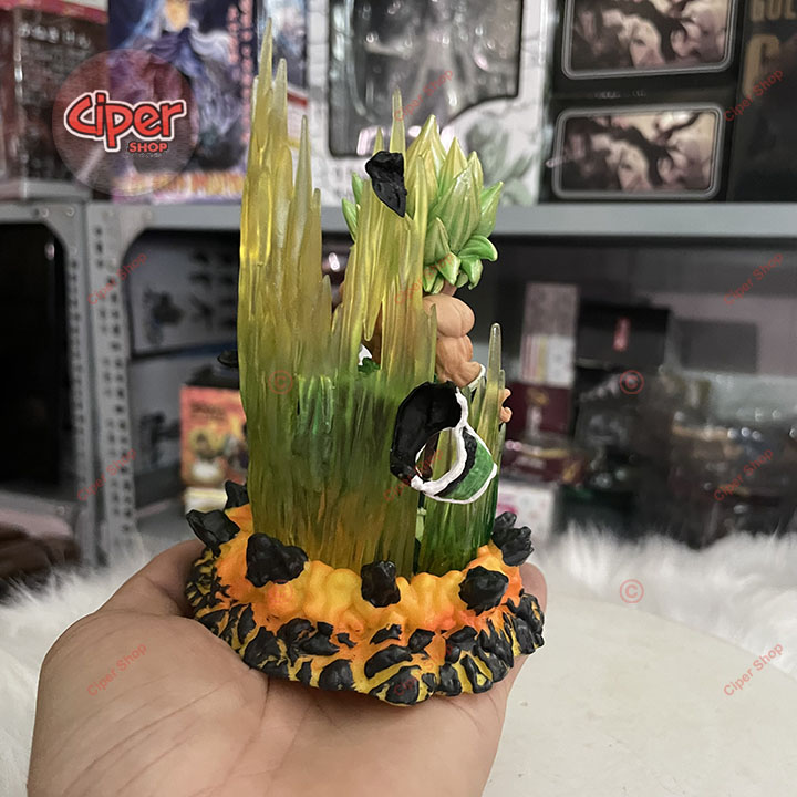 Mô hình Broly Super Saiyan - Led 14cm - Figure Broly Super Saiyan Dragon Ball