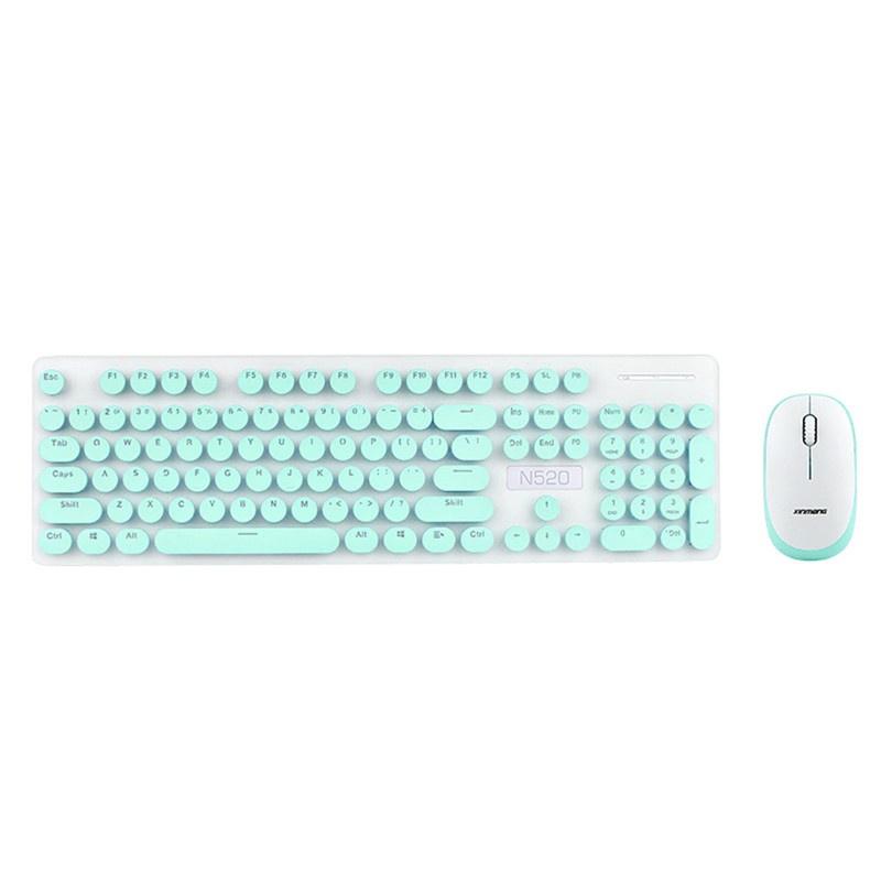 HSV Wireless Keyboard and Mouse Set Silent Desktop Computer Laptop Keypad Business Office Home Mute Mice Keyboard