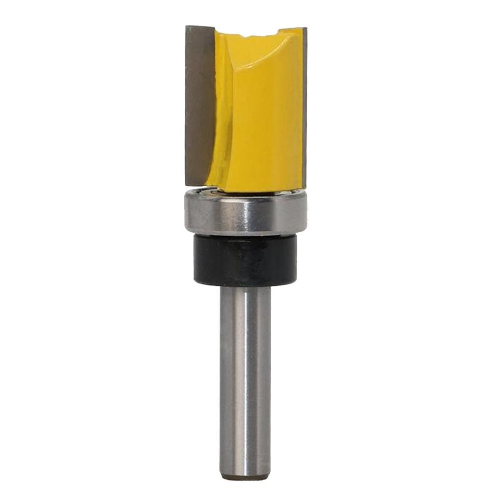 2Pcs 8mm Shank Router Bit Flush Trim Router Bit 3/4" Cutting Dia