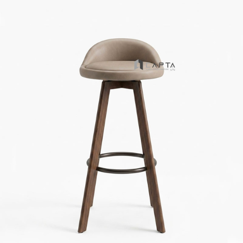 Ghế quầy bar chân sắt có nệm xoay 360 độ CB2130-P Nội thất Capta