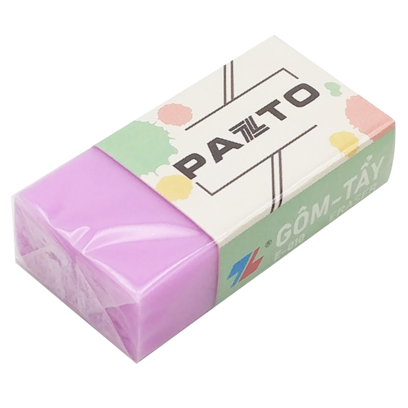 Gôm tẩy không mùi Pazto E-010 màu Pastel nhẹ nhàng