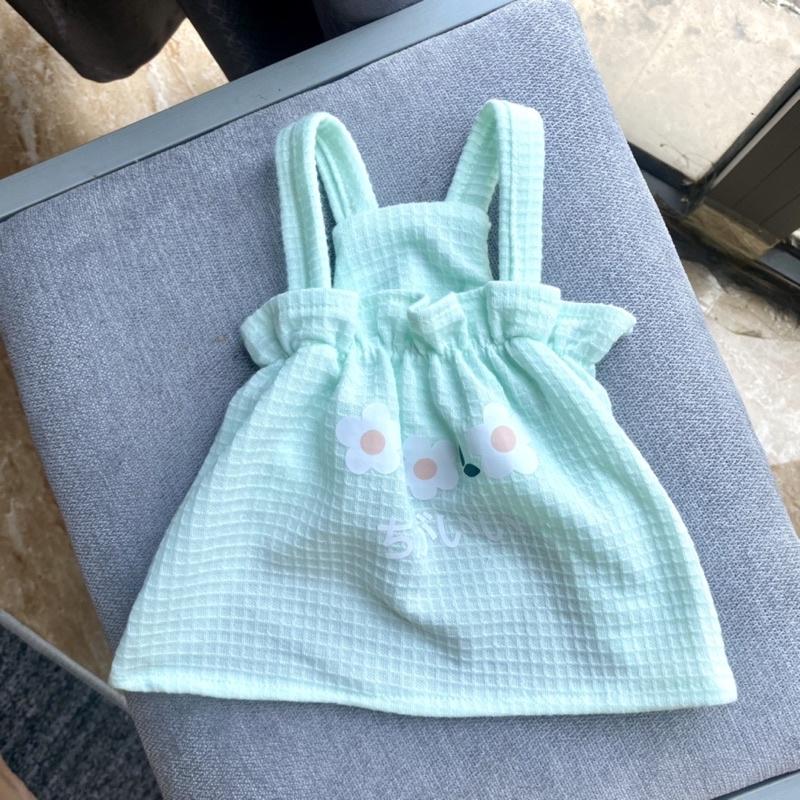 Váy cho thú cưng màu pastel in hoa kiểu dáng babydoll cực dễ thương