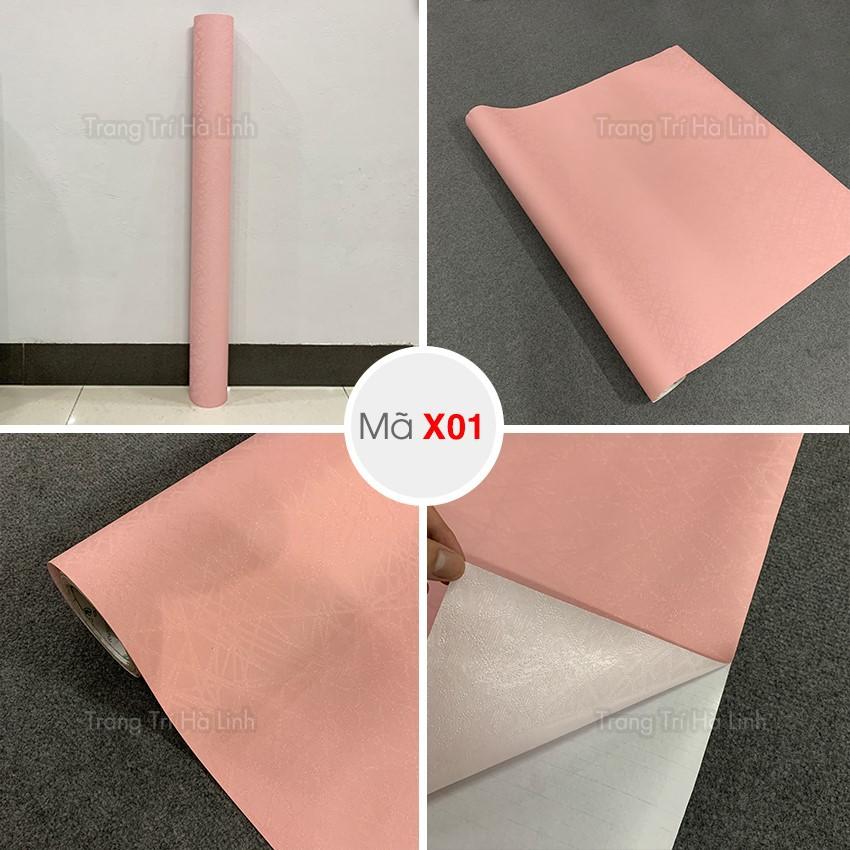 Giấy dán tường trơn vân xước - giấy dán tường phòng ngủ đẹp bóc dán khổ 1.2m