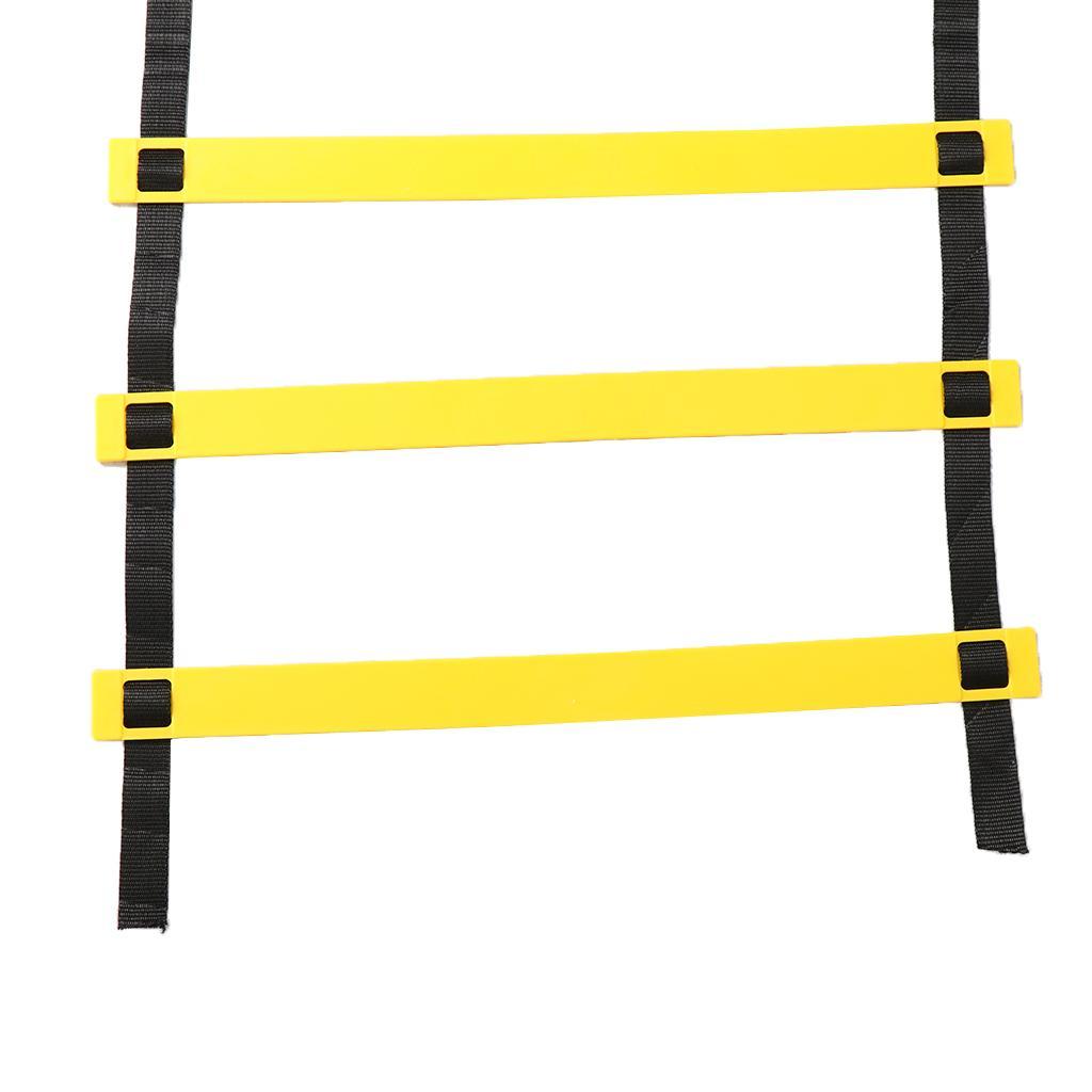 Agility Ladder- 8 Adjustable Rungs Fitness Speed Training Equipment with Carry Pouch Bag- Fit for Adults/Kids/Athletic Football Training