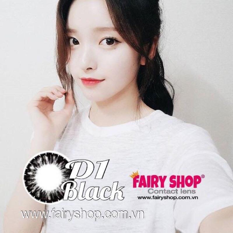 D1 black Kính Áp Tròng FAIRY SHOP CONTACT LENS