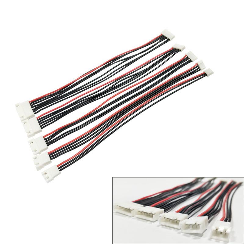 5 Cái/lốc JST-XH 1S 2S 3S 4S 5S 6S 20Cm 22AWG Lipo Cân Bằng Nối Dài Dây Sạc Cáp Dẫn Dây Cho RC Sạc Pin Lipo Màu Sắc: 4S