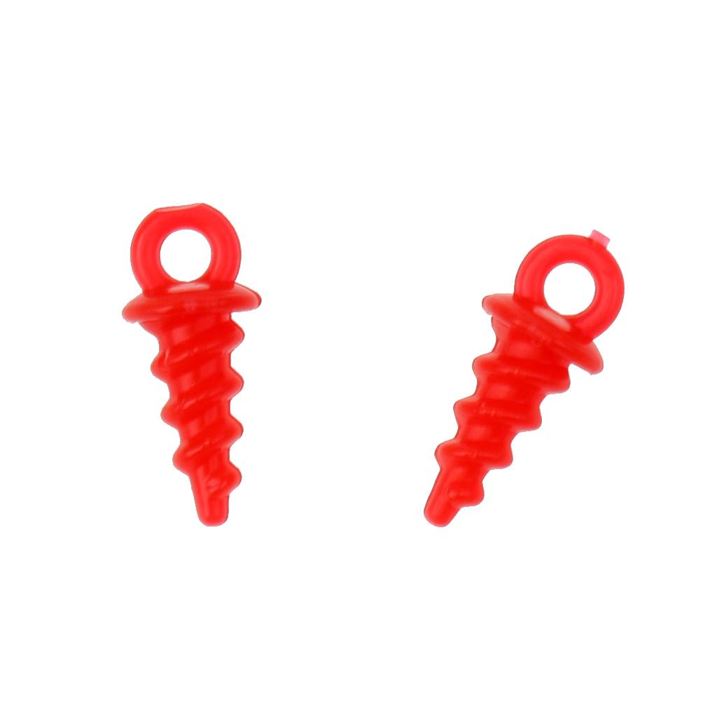 100pcs Bait Screws Pop Up Pegs / Screws Carp Fishing Chod Rigs