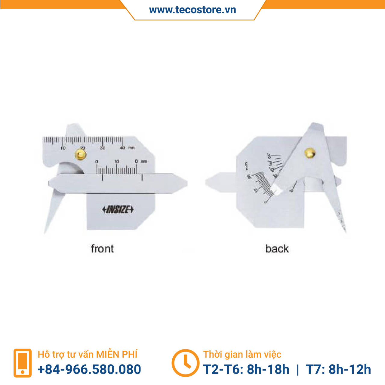 Thước đo mối hàn Insize 6832