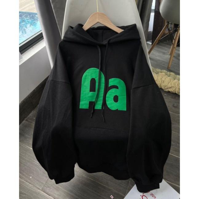 Áo Hoodie Chữ Aa Unisex Nỉ form rộng tay bồng kiểu dáng đường phố 3158 thun dài basic hàn quốc đẹp