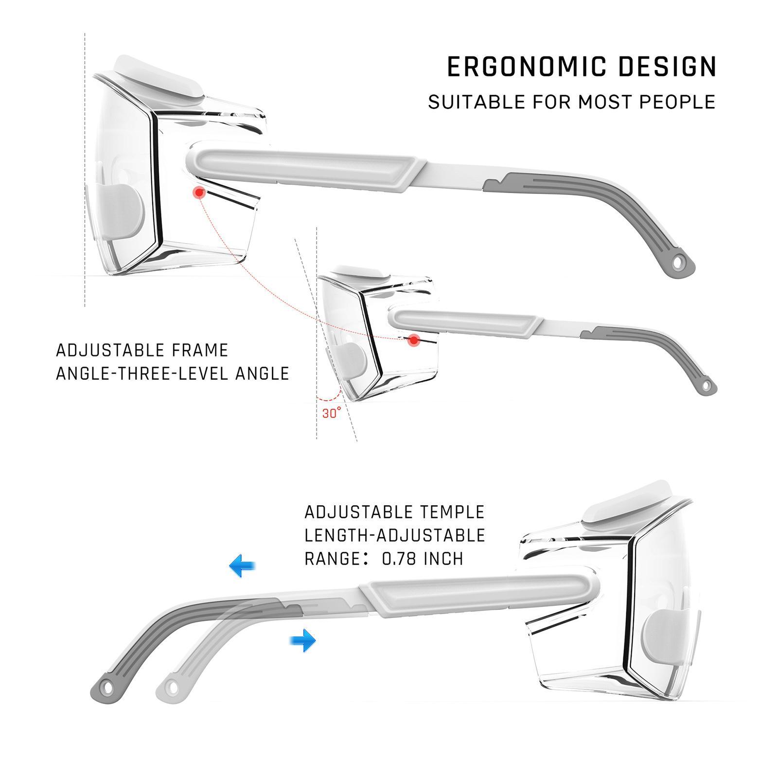 Safety Glasses over Glasses Protective Glasses for Men Women Work