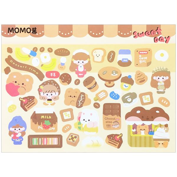 Sticker Gouka - Momo - Món Tráng Miệng