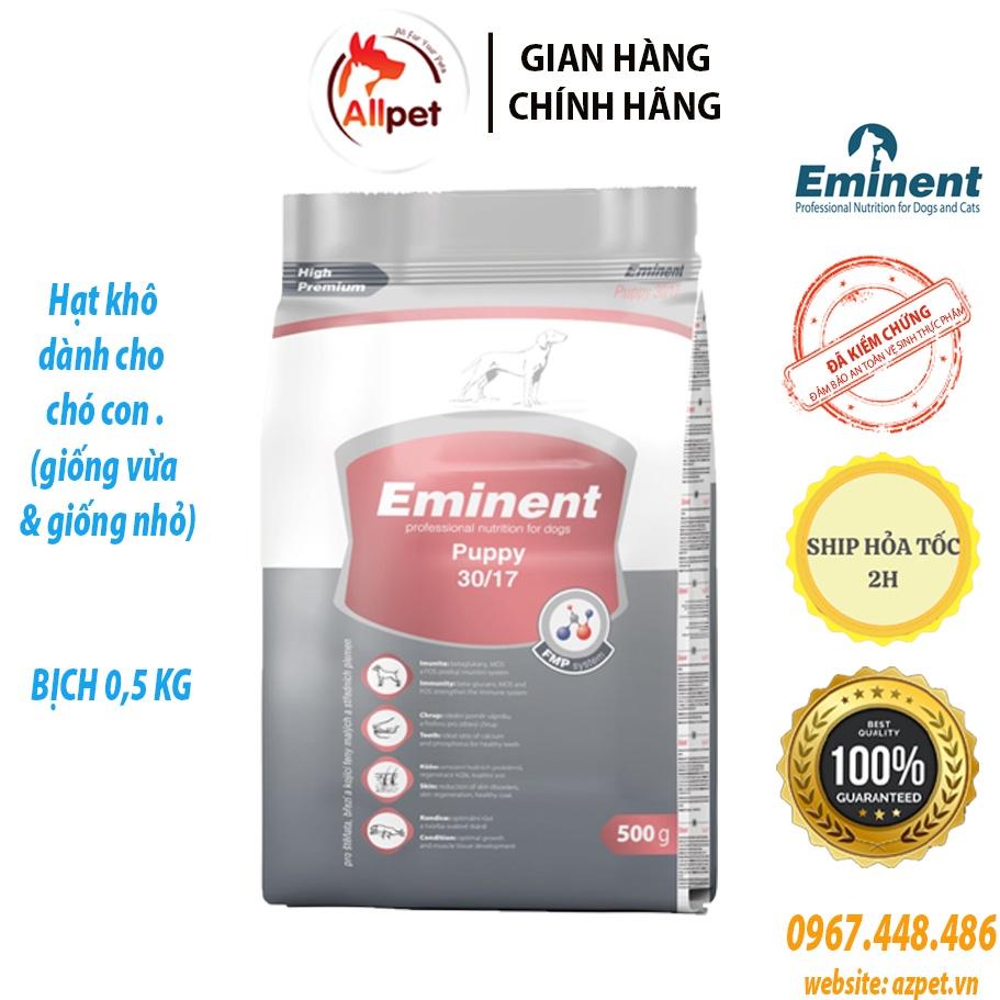 Eminent Puppy, Thức Ăn cho chó con, chó mẹ mang thai và cho con bú,dành Cho Chó Con Giống Vừa Và Giống Nhỏ.