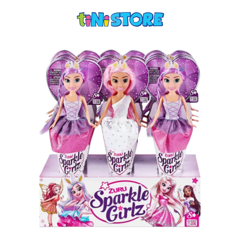 Đồ Chơi Búp Bê Công Chúa Unicorn Princess  4.7 inch Sparkle Girlz 10092BQ2