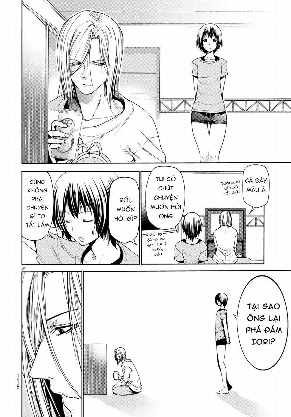 cô gái thích lặn - grand blue chapter 53 34