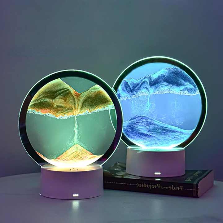 Tranh cát 3D loại có đèn đổi màu
