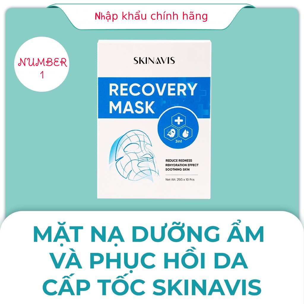 Mặt Nạ Phục Hồi Da Skinavis Recovery Mask- 10 miếng