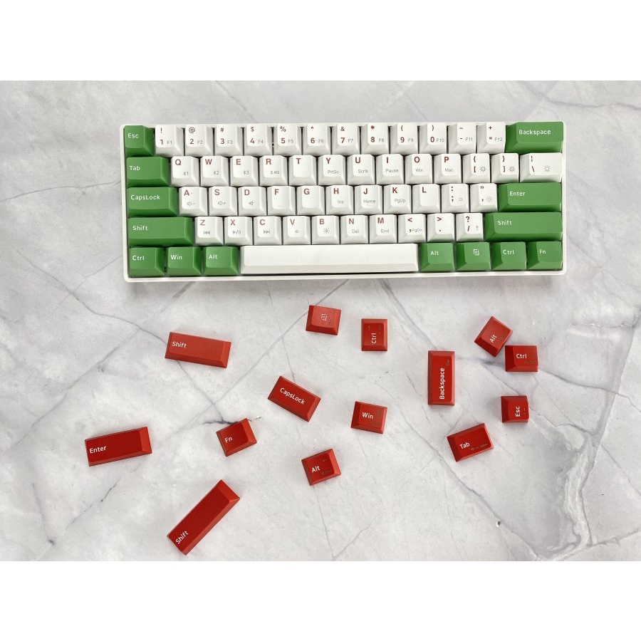 Bàn phím cơ không dây Dual Mode Newmen GM610Dy (Matcha keycap Extra), MX Hotswap, Keycap PBT Doubleshot, LED 20 hiệu ứng, bảo hành 24 tháng - Hàng chính hãng