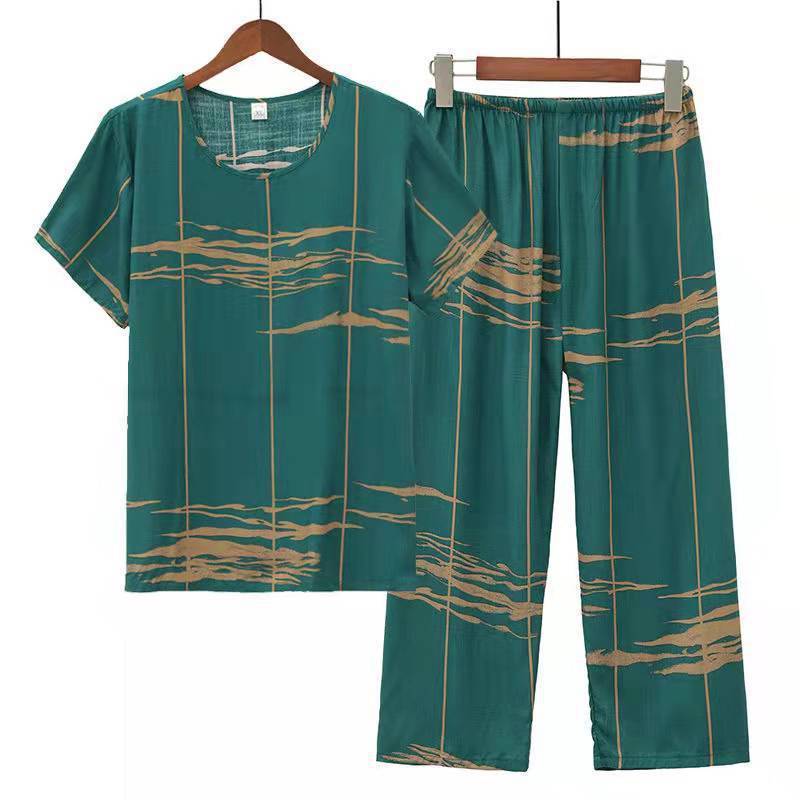 Đồ bộ trung niên, chất liệu mát, thấm hút mồ hôi, đồ bộ nữ kiểu set đi chơi, bộ đồ trung niên cho bà cho mẹ, Nesa TN01