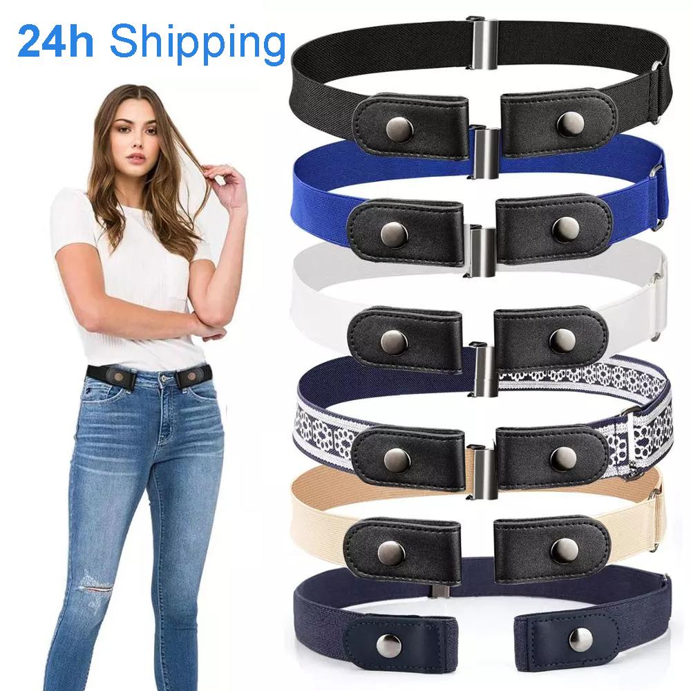20 Phong Cách Khóa Không Dây Lưng Cho Quần, không Khóa Co Giãn Lưng Thun Dây Dành Cho Nữ/Nam, Không Lo Rối Dây DropShipping