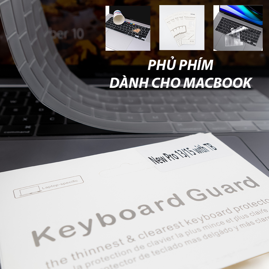 Phủ Bàn Phím Dành Cho Macbook Đủ Dòng