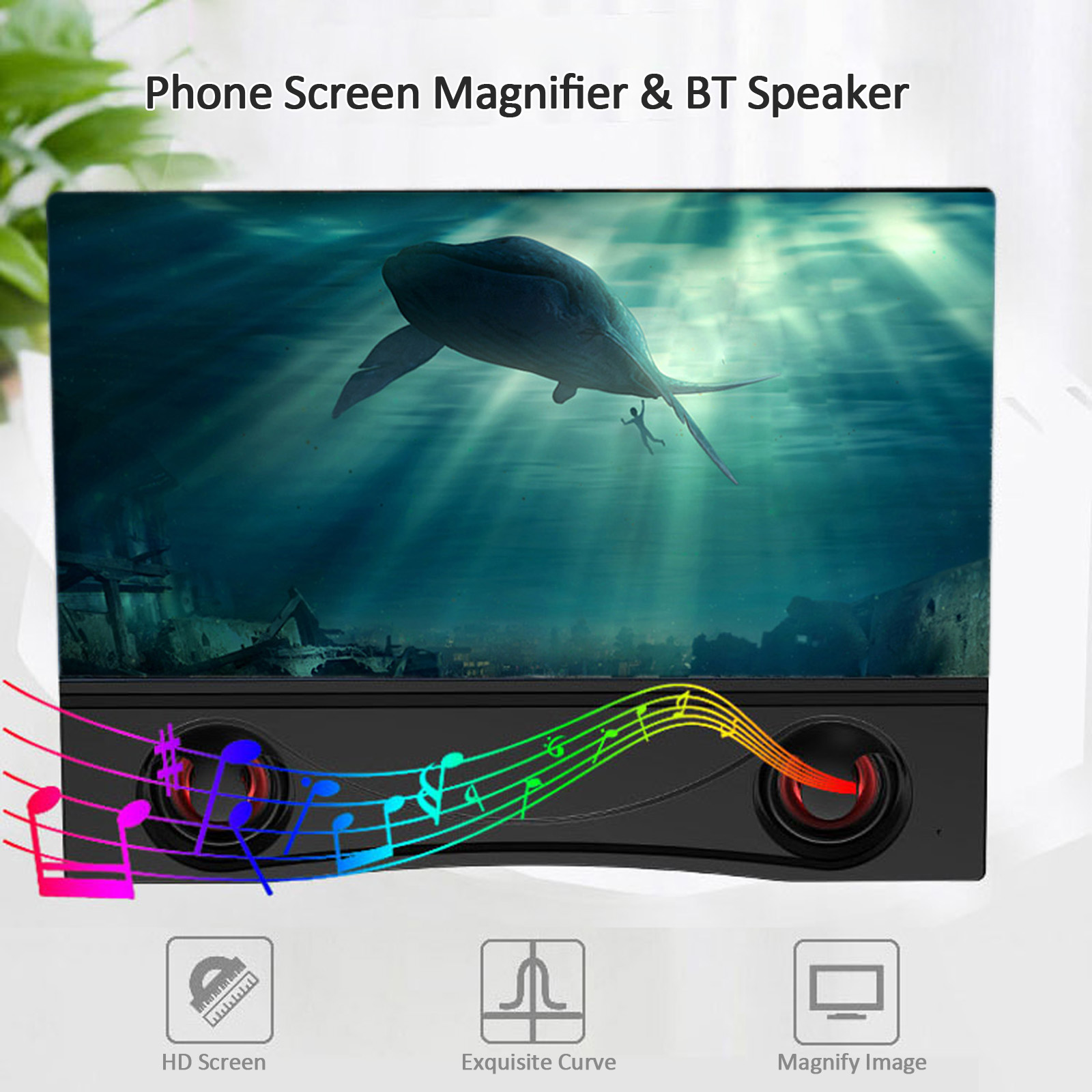 Màn Hình Điện Thoại Di Động 12 Inch Với Loa Bluetooth Có Thể Gập Lại