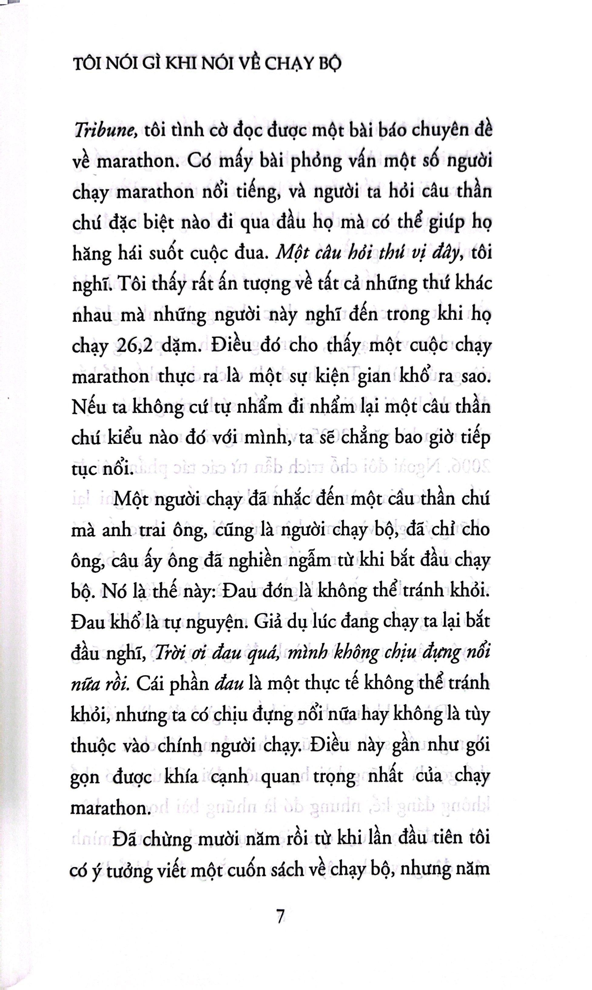 Sách - Tôi Nói Gì Khi Nói Về Chạy Bộ