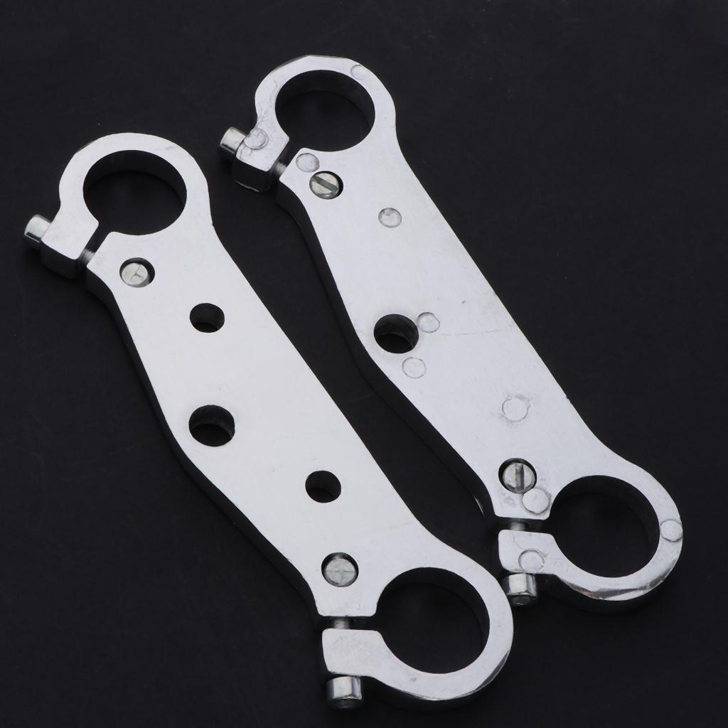 2X 2x 1'' Front Fork Top Triple Clamp Tree Upper