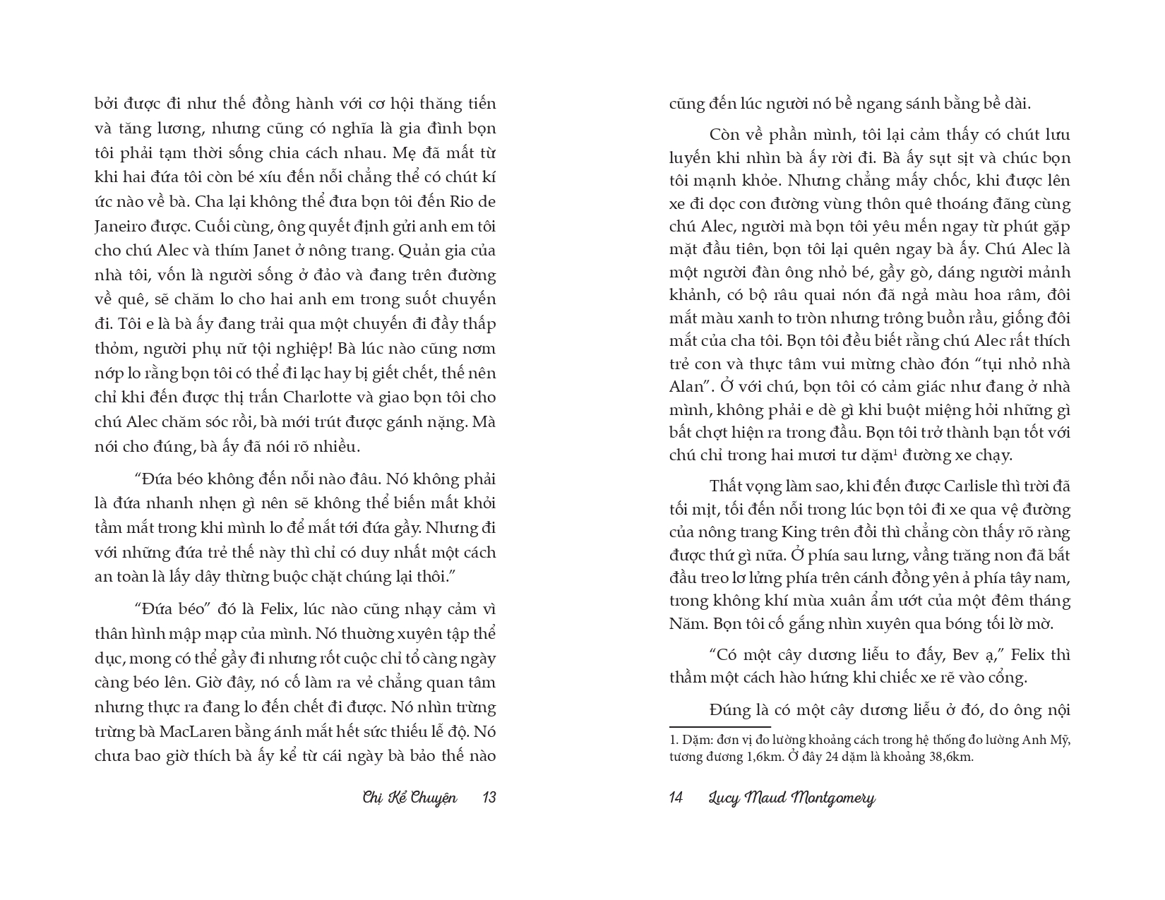 Chị Kể Chuyện - Lucy Maud Montgomery