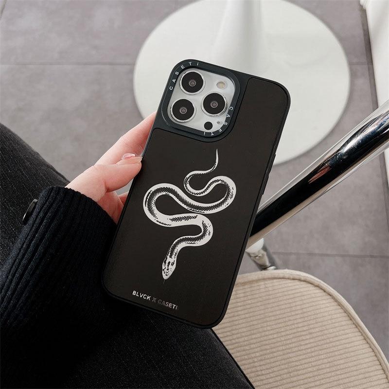 Ốp Lưng Cho Iphone 14 Pro Max / 14 Pro / 13 Pro Max / 12 Pro Max Black Paris Cực Ngầu