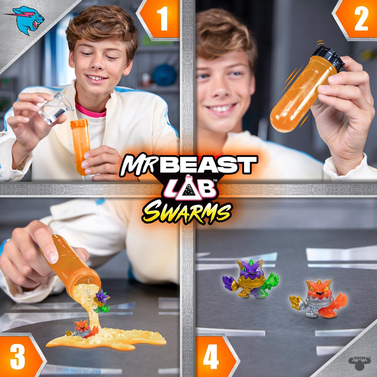 Đồ Chơi Phòng Thí Nghiệm - 5 Sinh Vật - MrBeast Lab 24747 (Sản Phẩm Bên Trong Là Ngẫu Nhiên)