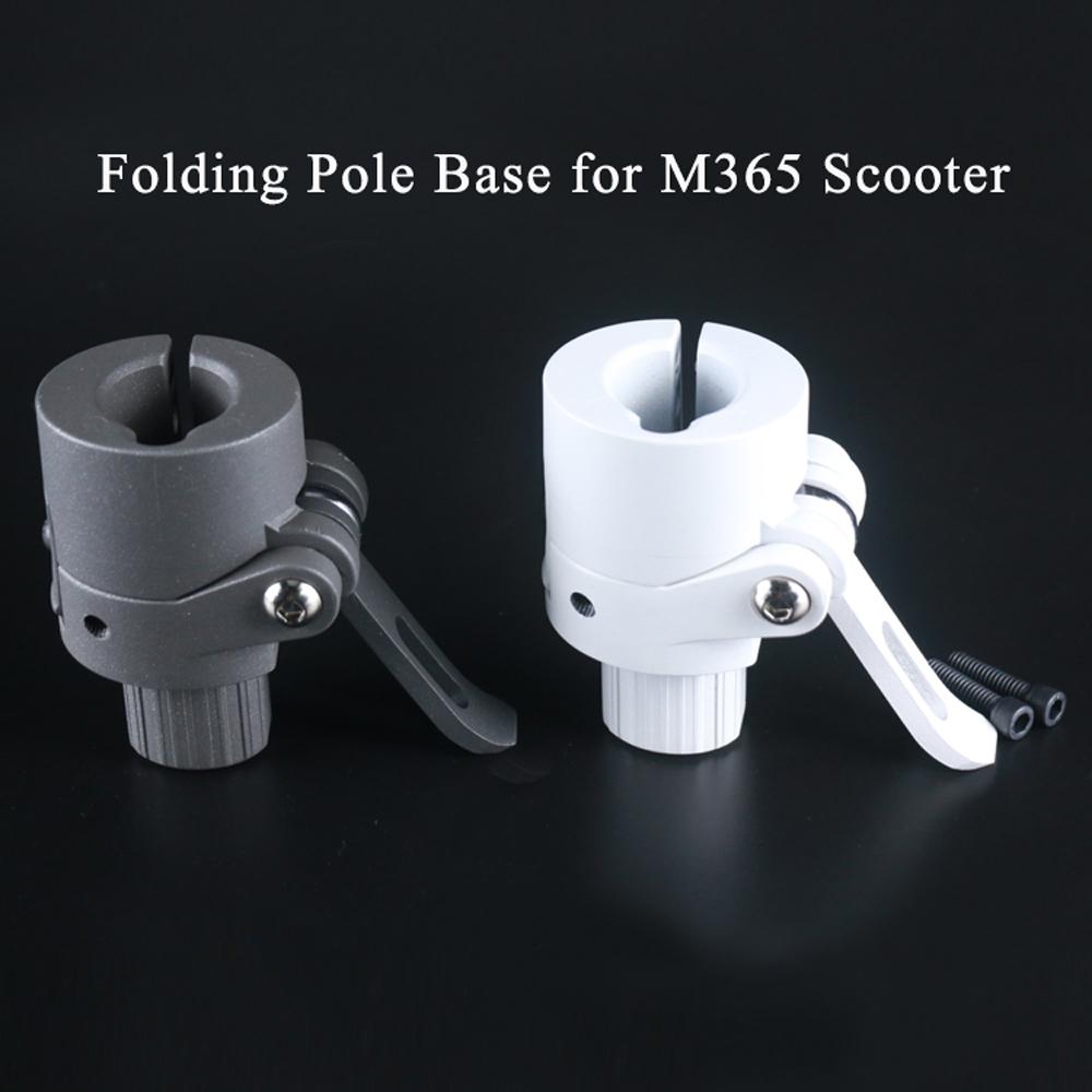 Electric Scooter Folding Pole Base Aluminum Alloy Folding Structure Accessories Replacement Parts Compatible with M365 Electric Scooter