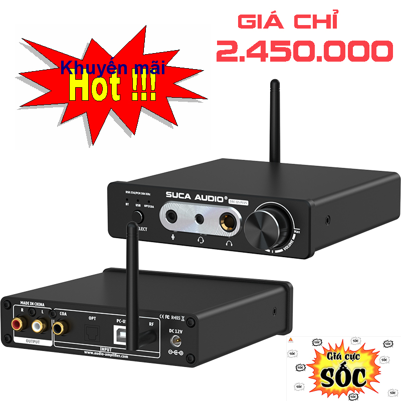 DAC SUCA AUDIO Q5 PLUS 32 BIT - HÀNG CHÍNH HÃNG