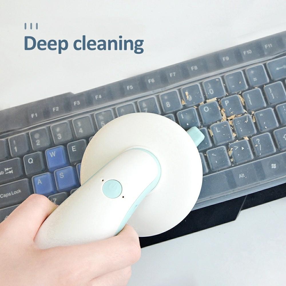 PVN14513 Máy hút bụi mini cầm tay không dây dùng vệ sinh bàn làm việc, máy tính sạc pin usb T2