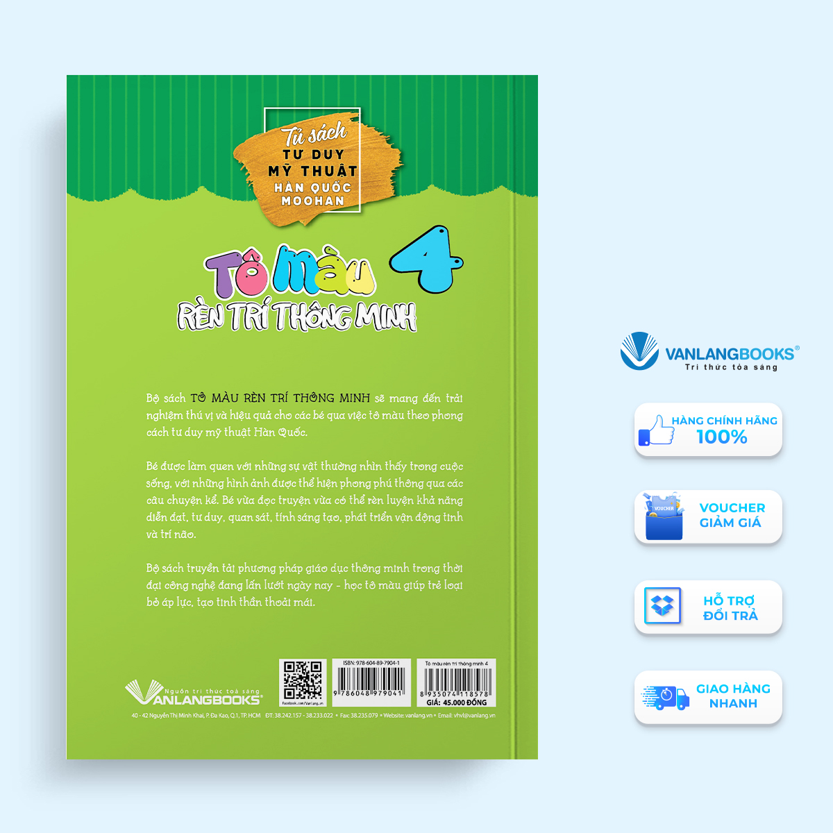 Tô Màu Rèn Trí Thông Minh Tập 4 - Vanlangbooks